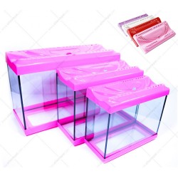 EMİR PLASTİK KAPAKLI AKVARYUM - 3 LÜ SET