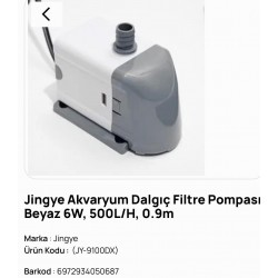 JINGYE FİLTRE - DALGIÇ FİLTRE POMPASI - JY 9100 DX