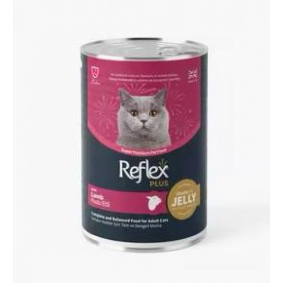 REFLEX KEDİ KONSERVESİ - BALIK TAVUK KUZU AV ETLİ  400 GR.