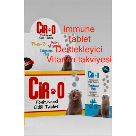 CİRO KEDİ BAKIM ÜRÜNÜ - IMMUNE TABLET 7 ADET  30 LU.