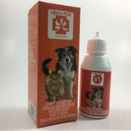 ALPHA FOX KÖPEK BAKIM ÜRÜNÜ - KULAK TEMİZLEME SOLÜSYONU 50 ML.