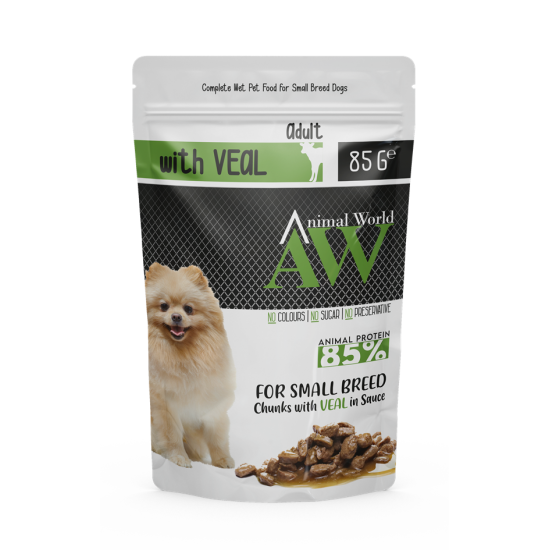 AW KÖPEK KONSERVESİ - DANA ETLİ 85 GR.