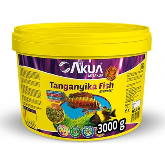 ARTAKUA BALIK YEMİ - TANGANYIKA GRANULAT 3000 GR.