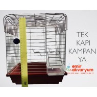 EMİR KUŞ KAFESİ - KAMPANYA TEK KAPI ÇEKMECESİZ - 12 Lİ KOLİ
