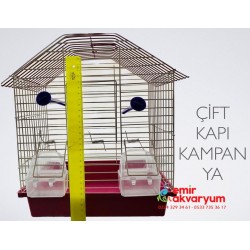 EMİR KUŞ KAFESİ - KAMPANYA ÇİFT KAPI ÇEKMECESİZ - 12 Lİ KOLİ EMİR KUŞ KAFESİ - KAMPANYA ÇİFT KAPI ÇEKMECESİZ - 12 Lİ KOLİ