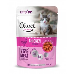 CHUCK KEDİ KONSERVESİ - KITTEN TAVUKLU 100 GR. CHUCK KEDİ KONSERVESİ - KITTEN TAVUKLU 100 GR.