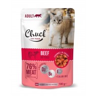 CHUCK KEDİ KONSERVESİ - DANA ETLİ 100 GR.