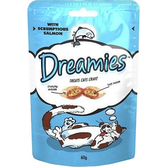 DREAMIES KEDİ ÖDÜLÜ - SOMONLU 60 GR.