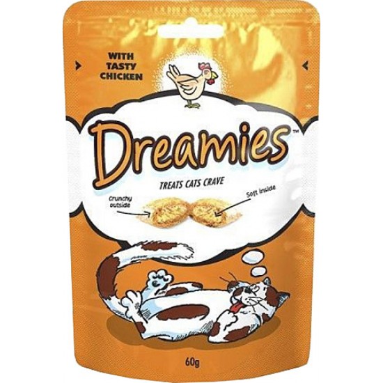 DREAMIES KEDİ ÖDÜLÜ - TAVUKLU 60 GR.