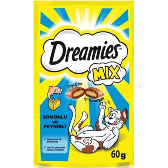 DREAMIES KEDİ ÖDÜLÜ - SOMONLU 60 GR.