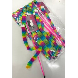 EMİR KEDİ OYUNCAĞI -  MAD- 353 GÖKKUŞAĞI PÜSKÜLLÜ OLTA 