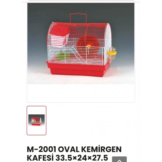 EMİR KEMİRGEN KAFESİ - HAMSTER OVAL M 2001 HASS
