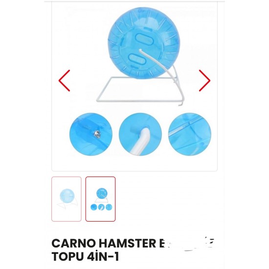 EMİR KEMİRGEN OYUNCAĞI - CARNO HAMSTER TOP 4 IN 1 HASS