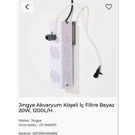 JINGYE İÇ FİLTRE - KÖŞELİ JY 9400F