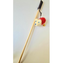 EMİR KEDİ OYUNCAĞI - ÖRGÜ FARE OLTA