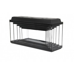 EMİR PLASTİK KAPAKLI AKVARYUM - 5 Lİ SET DÜZ 