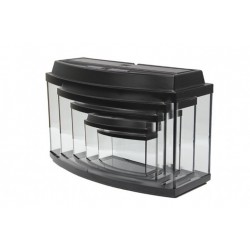 EMİR PLASTİK KAPAKLI AKVARYUM - 5 Lİ SET BOMBELİ 