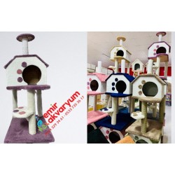 EMİR KEDİ EVİ - ÜÇ KAT BASAMAKLI EMİR KEDİ EVİ - ÜÇ KAT BASAMAKLI