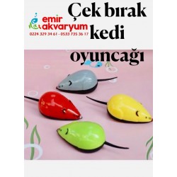 EMİR KEDİ OYUNCAĞI - ÇEK BIRAK FARE TEKLİ EMİR KEDİ OYUNCAĞI - ÇEK BIRAK FARE TEKLİ