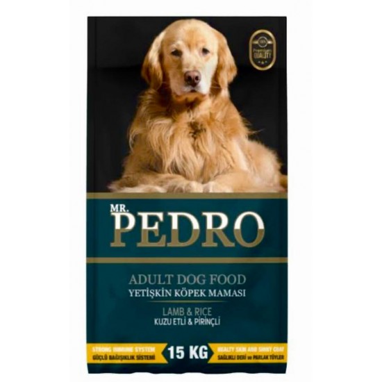 MR. PEDRO KÖPEK MAMASI - KUZU ETLİ PİRİNÇLİ 15 KG. 