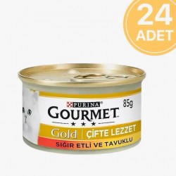 PURINA KEDİ KONSERVE - GOURMET SIĞIR PARÇE ET 85 GR.
