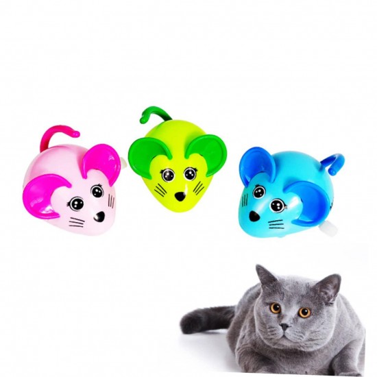 EMİR KEDİ OYUNCAĞI - PLASTİK KURMALI FARE