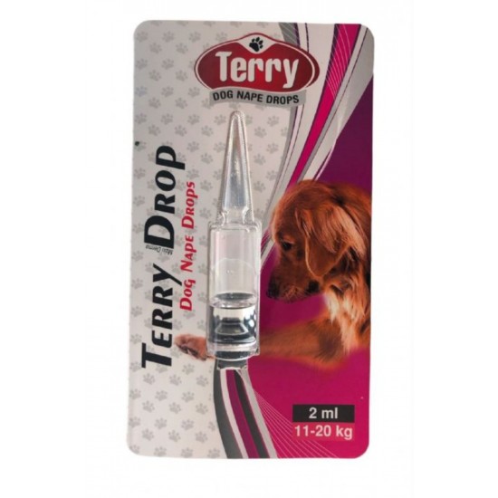 EMİR KÖPEK BAKIM ÜRÜNLERİ - TERRY PİRE KENE DAMLA 11-20 KG.