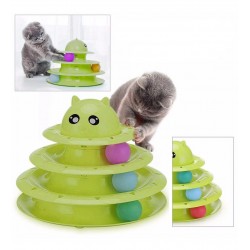 EMİR KEDİ OYUNCAĞI - ÜÇ KAT ÜÇ TOP KULE EMİR KEDİ OYUNCAĞI - ÜÇ KAT ÜÇ TOP KULE