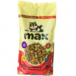 EMİR KÖPEK MAMASI - MAX KUZU ETLİ PİRİNÇLİ 15 KG.