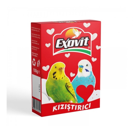 EXOVİT - KUŞ KIZIŞTIRICI YEM 100 GR.