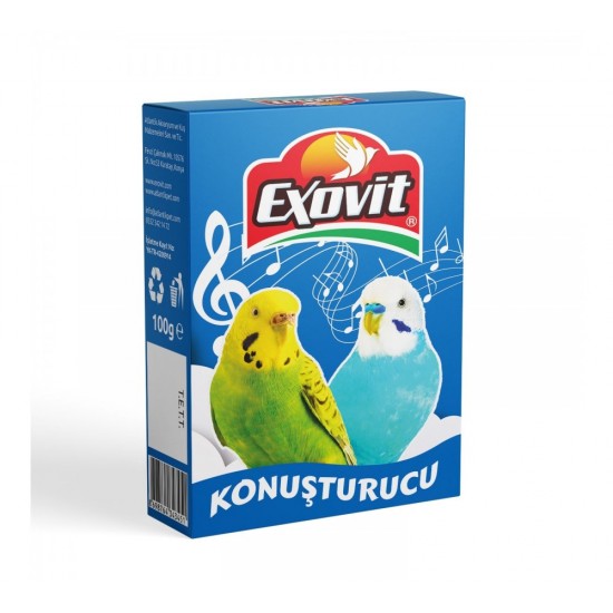 EXOVİT KUŞ YEMİ - KONUŞTURUCU 100 GR.