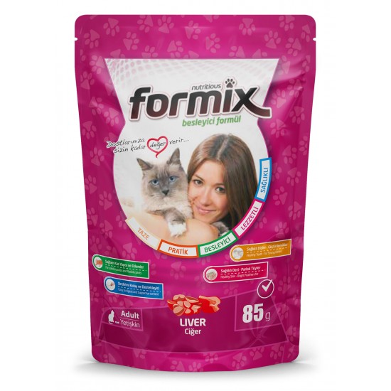 FORMIX KEDİ KONSERVESİ - CİĞERLİ 85 GR.