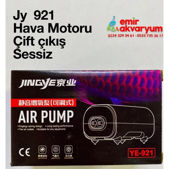 JINGYE HAVA MOTORU - ÇİFT ÇIKIŞ SESSİZ YE 921