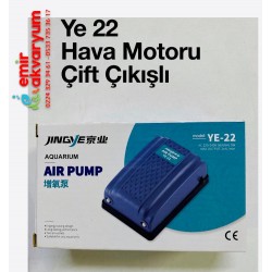 JINGYE HAVA MOTORU - ÇİFT ÇIKIŞ YE 22