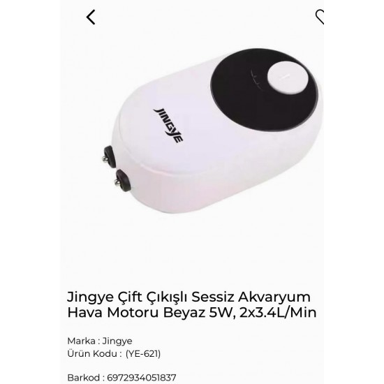 JINGYE HAVA MOTORU - SESSİZ YE 621