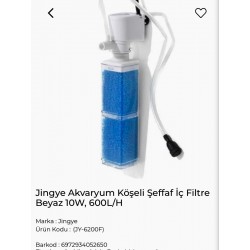 JINGYE İÇ FİLTRE - ŞEFFAF JY 6200 F JINGYE İÇ FİLTRE - ŞEFFAF JY 6200 F