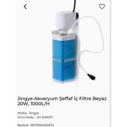 JINGYE İÇ FİLTRE - ŞEFFAF JY 6400F JINGYE İÇ FİLTRE - ŞEFFAF JY 6400F