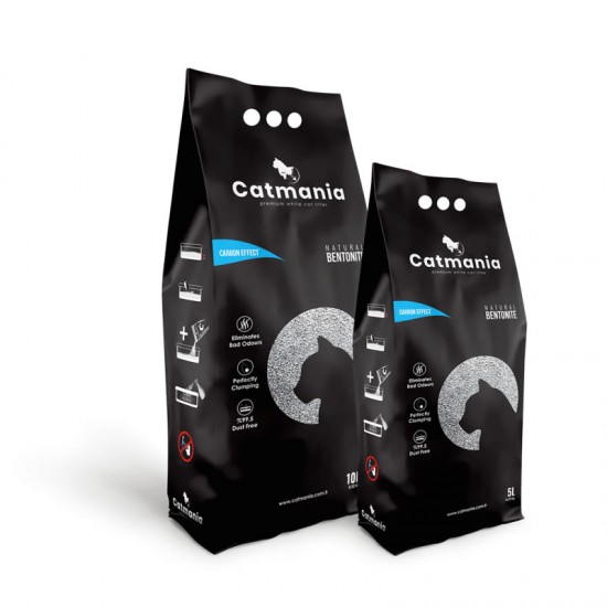 CATMANIA KEDİ KUMU - CARBON 5 LT.