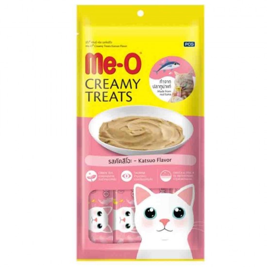 ME-O KEDİ ÖDÜLÜ - ÇİZGİLİ ORKİNOS BALIKLI 4*15 GR. - NO 6