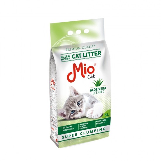 MİO KEDİ KUMU - ALOE VERA 5 LT.