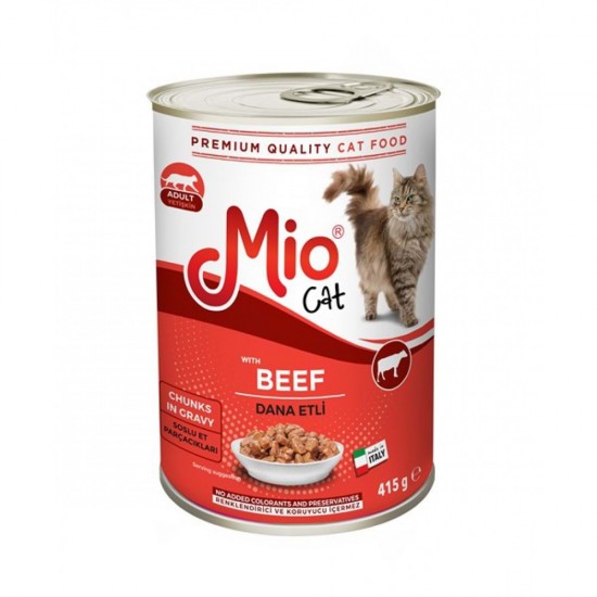 MIO KEDİ KONSERVE - DANA ETLİ 415 GR.