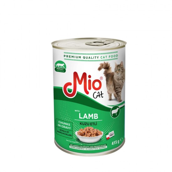 MIO KEDİ KONSERVE - KUZU ETLİ 415 GR.