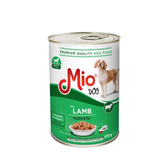 MIO KÖPEK KONSERVE - KUZU ETLİ 415 GR.