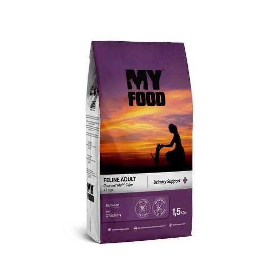 MY FOOD KEDİ MAMASI - MULTİ COLOR 1,5 KG.