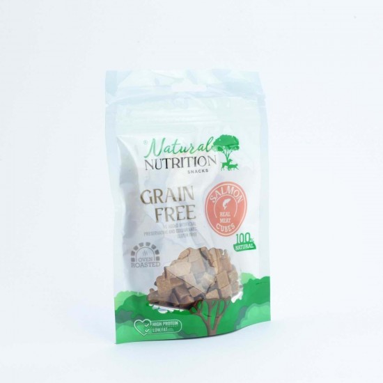 NATURAL NUTRITION KÖPEK ÖDÜLÜ - SALMON CUBES 75 GR.