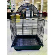 ÖZVARDAR KUŞ KAFESİ - PAPAĞAN KAFESİ SİYAH ÇİN DAMLA DÜZ