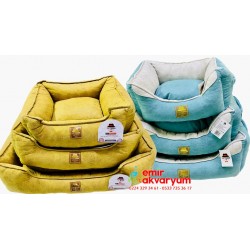 PETBOSS KEDİ YATAĞI - DİKDÖRTGEN KREM MAVİ 3 LÜ PETBOSS KEDİ YATAĞI - DİKDÖRTGEN KREM MAVİ 3 LÜ