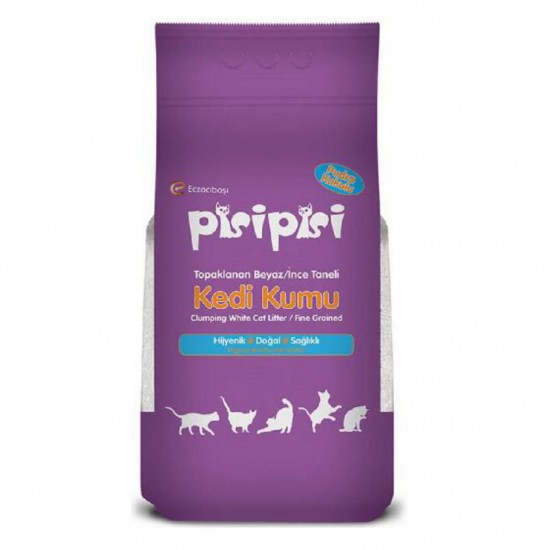 PİSİPİSİ KEDİ KUMU - PUDRA 5 LT.