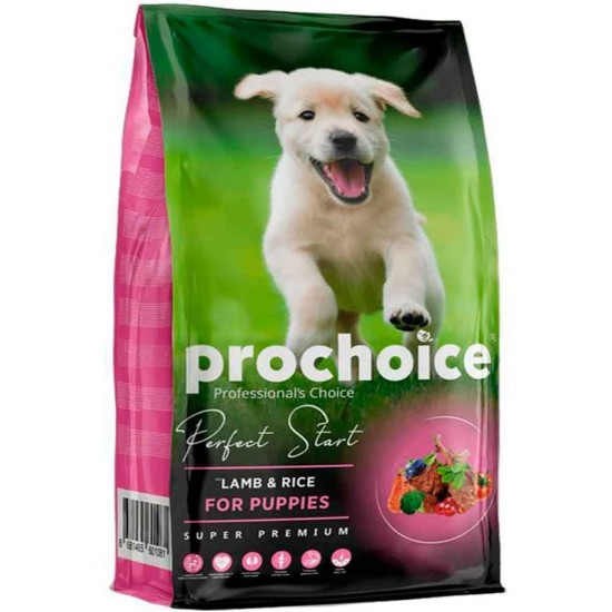 PROCHOICE YAVRU KÖPEK MAMASI -  KUZU ETLİ PİRİNÇLİ 3 KG.