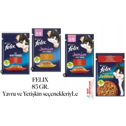 PURINA KEDİ KONSERVESİ - FELİX 85 GR.  4*12